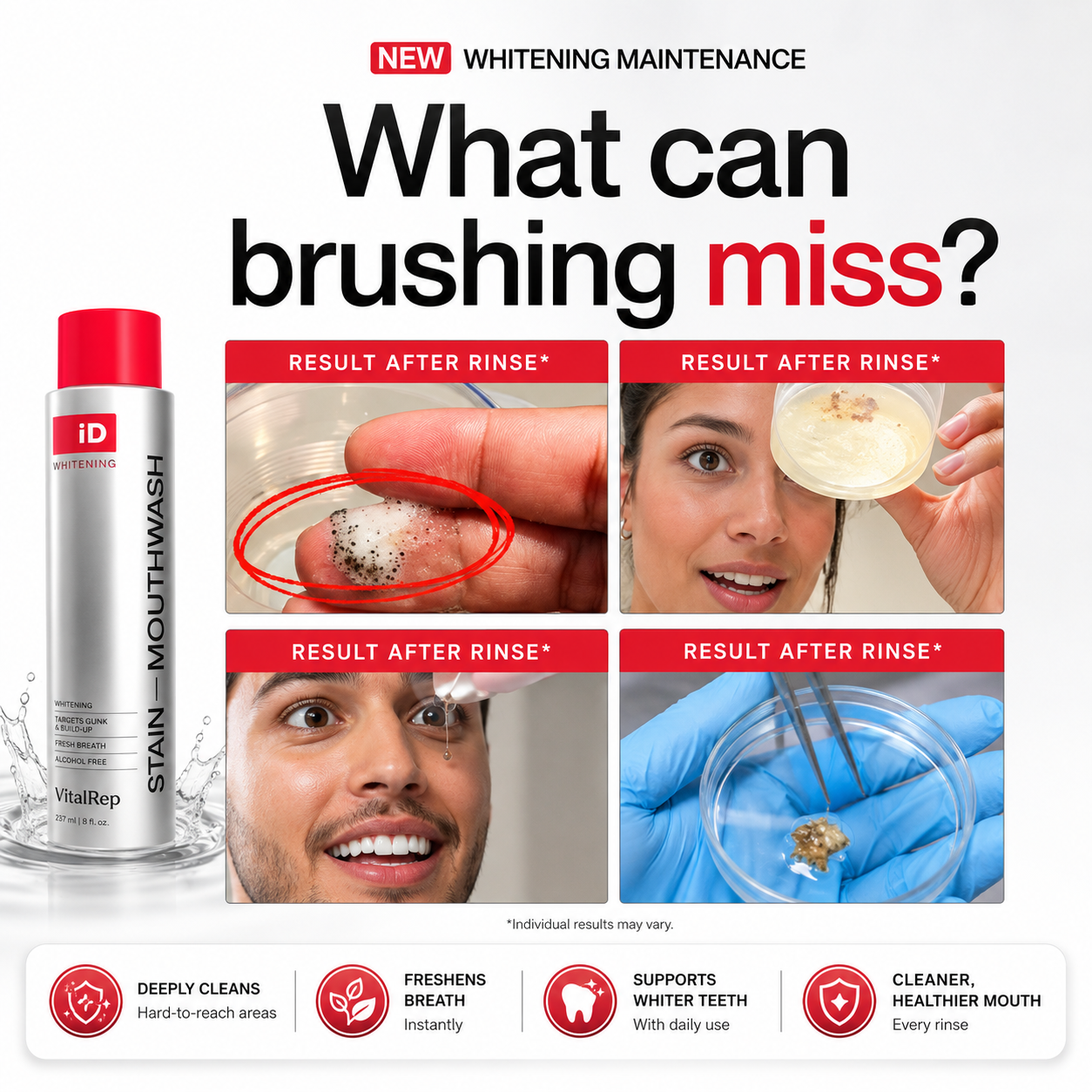 Stain Whitening Mouthwash