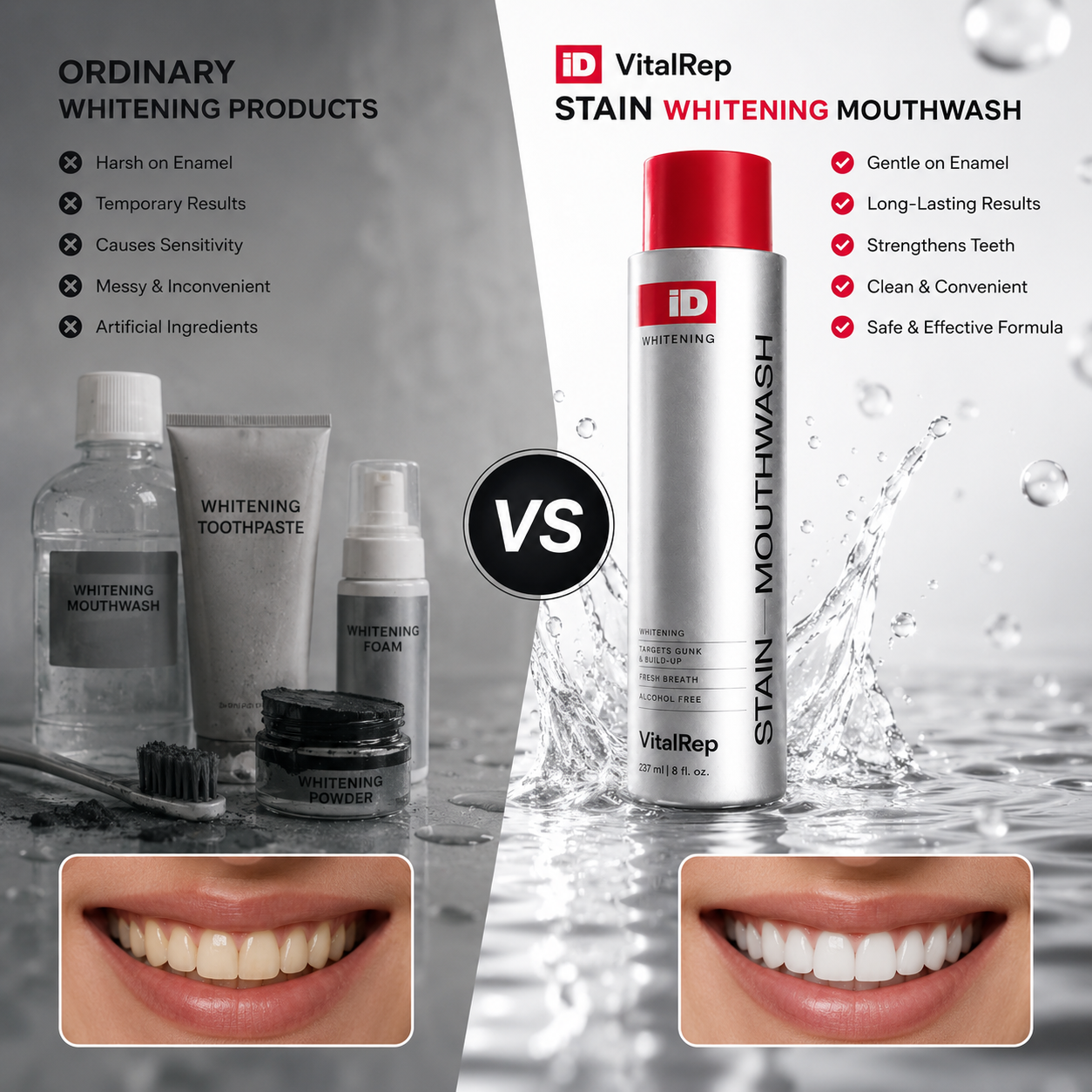 Stain Whitening Mouthwash