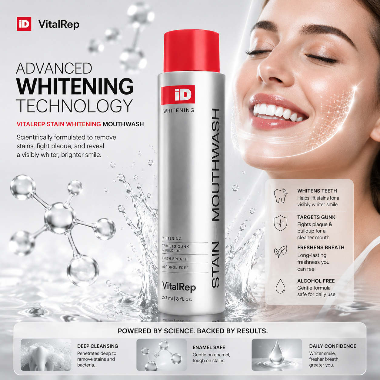 Stain Whitening Mouthwash