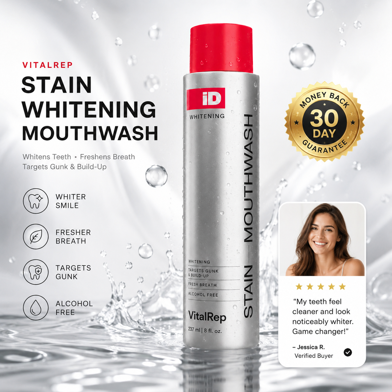 Stain Whitening Mouthwash