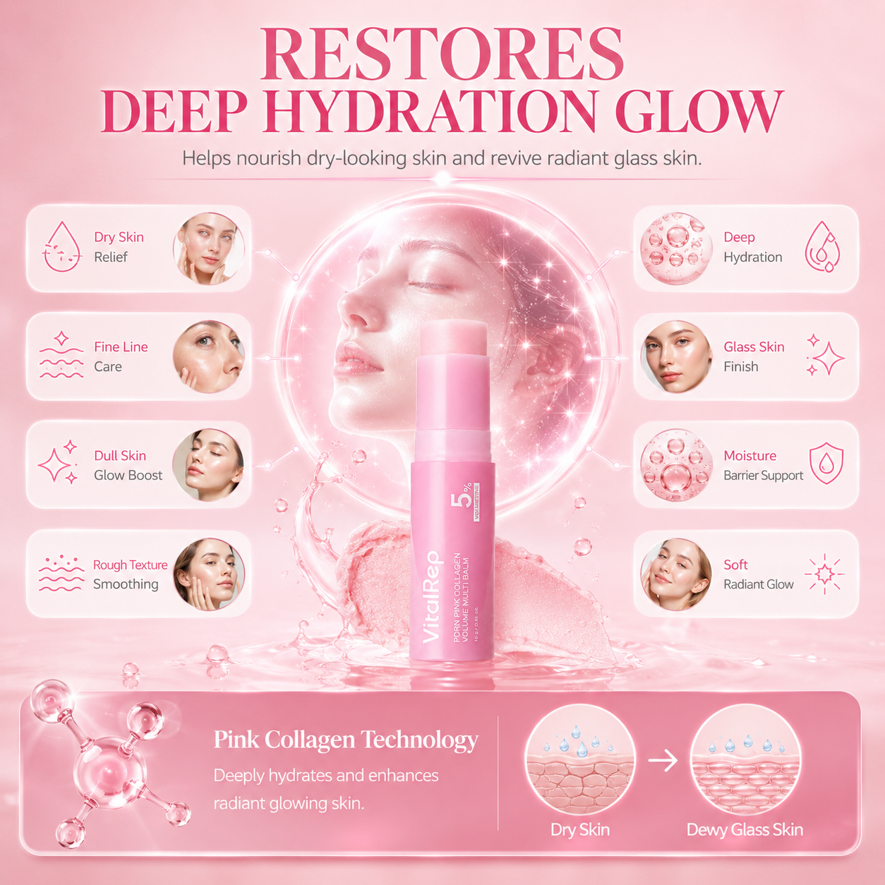 Pink Collagen Balm